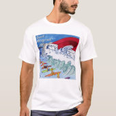 Surf MagnetメンズホワイトTシャツ Tシャツ (正面)