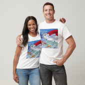 Surf MagnetメンズホワイトTシャツ Tシャツ (ユニセックス)