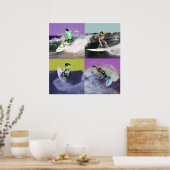 Surf Popart 2, Copyright karen j.ウィリアムズ ポスター (キッチン)