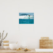 Surf Poster, Wall Art, Surfing Print Printable  ポスター (キッチン)