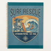 Surf Rescue Lifeguard Patrol Est 1950 プランナー手帳 (正面)