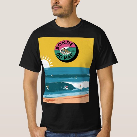 Surf Retrô - Bonde do Mar Tシャツ (正面)