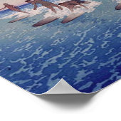 'Surf-Riders, Honolulu' – ポスター (角)