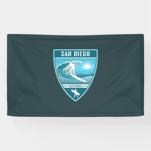 Surf San Diego California 横断幕 (横)