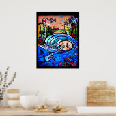 surf shack ポスター (キッチン)