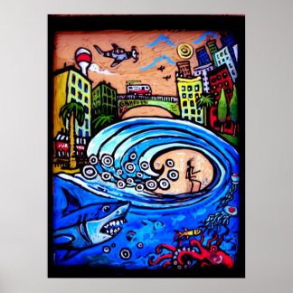 surf shack ポスター