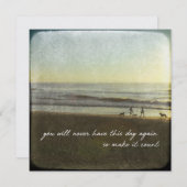 SURF STROLL 5.25 x 5.25カード 招待状 (正面/裏面)