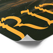 Surf Sunset Art Print Vintage Ocean Wave ポスター (角)