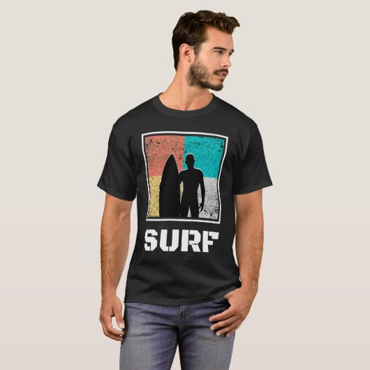 Surf Surfing Surfer Tシャツ (正面フル)