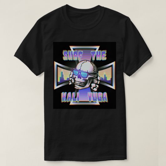 Surf the Kali Yuga T Tシャツ (デザイン正面)