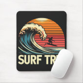 Surf Trip rétro sunset マウスパッド (マウス)
