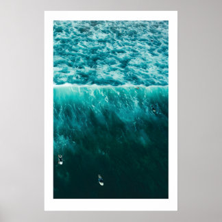 Surf Triptych Art Prints Scandi Ocean Beach ポスター