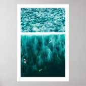 Surf Triptych Art Prints Scandi Ocean Beach ポスター (正面)