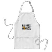 Surf Van Beach Quote Happiness Comes in Waves スタンダードエプロン (正面)