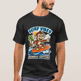 Surf vibes - monkey edition tシャツ