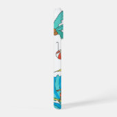 Surf & Waves – Cartoon Beach Gift Phone Case iPhoneケース (右側面)