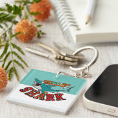 Surf with shark キーホルダー (正面右)