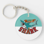 Surf with shark キーホルダー (正面)