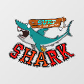 Surf with the shark ウィンドウサイン (シート)