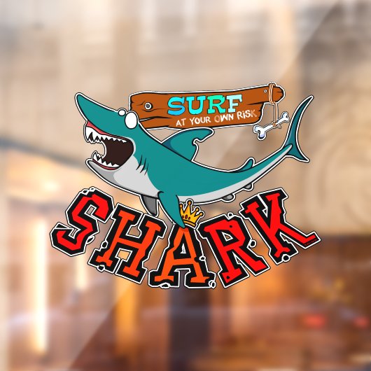 Surf with the shark ウィンドウサイン (シート2)
