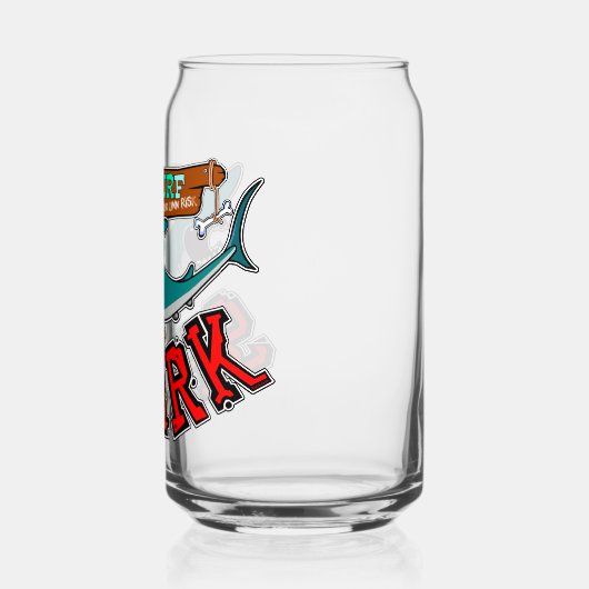 Surf with the shark ガラス缶 (左)