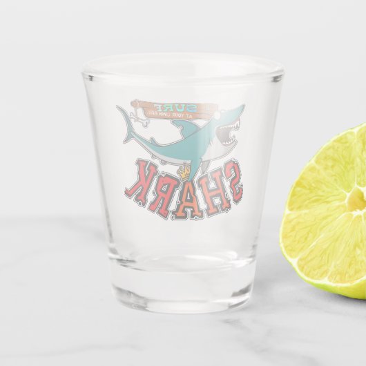 Surf with the shark ショットグラス (裏面)