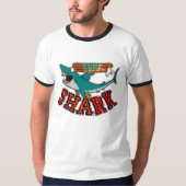 Surf with the shark tシャツ (正面)