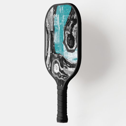 Surface Current – Abstract Flow & Structure Carbon ピックルボールラケット (左)