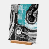 Surface Current – Abstract Flow & Structure Custom アクリルサイン (傾斜)