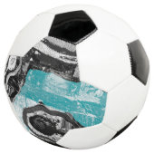 Surface Current – Abstract Flow & Structure Custom サッカーボール (3/4)