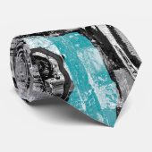 Surface Current – Abstract Flow & Structure Custom ネクタイ (ロール)