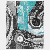 Surface Current – Abstract Flow & Structure Large  フリースブランケット (正面)