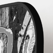 Surface Current – Abstract Flow & Structure Pickle ピックルボールラケット (左詳細)