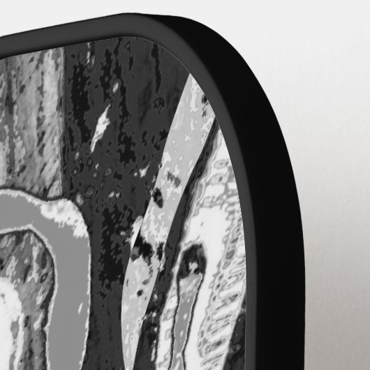 Surface Current – Abstract Flow & Structure Pickle ピックルボールラケット (左詳細)