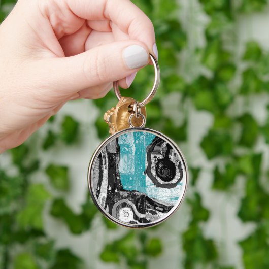 Surface Current – Abstract Flow & Structure Premiu キーホルダー (手)