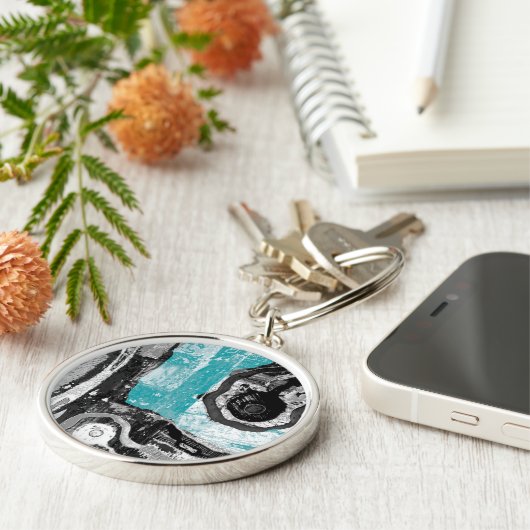 Surface Current – Abstract Flow & Structure Premiu キーホルダー (側面)