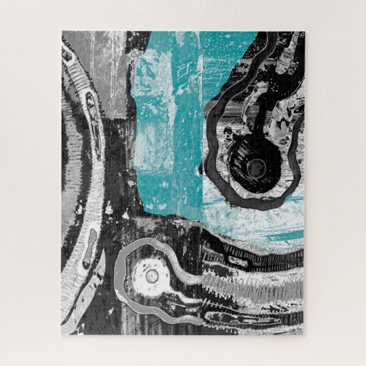 Surface Current – Abstract Flow & Structure Puzzle ジグソーパズル (縦)