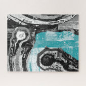 Surface Current – Abstract Flow & Structure Puzzle ジグソーパズル (横)