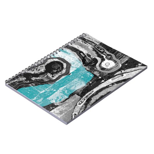 Surface Current – Abstract Flow & Structure Spiral ノートブック (左側)