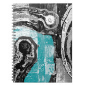 Surface Current – Abstract Flow & Structure Spiral ノートブック (正面)