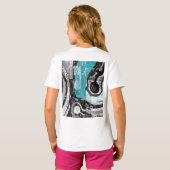 Surface Current – Abstract Flow & Structure T-shir Tシャツ (裏面フル)