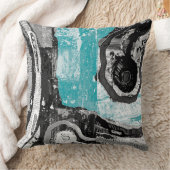 Surface Current – Abstract Flow & Structure Throw  クッション (ブランケット)