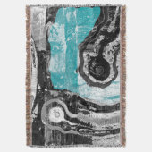 Surface Current – Abstract Flow & Structure Throw  スローブランケット (正面縦)