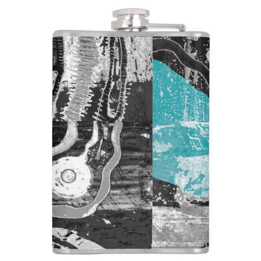 Surface Current – Abstract Flow & Structure Vinyl フラスク (裏面)
