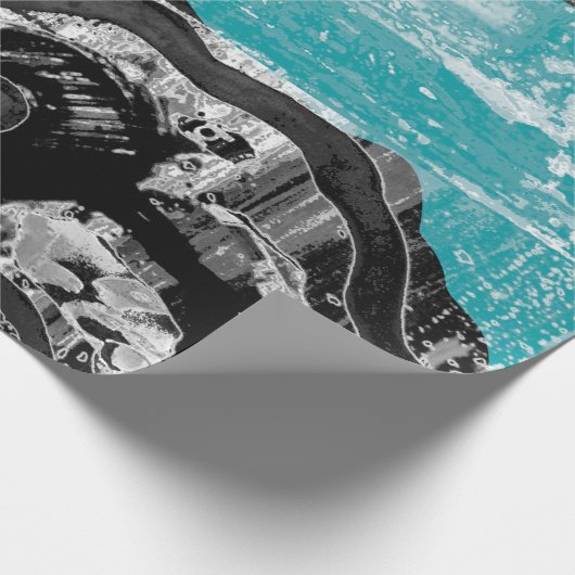 Surface Current – Abstract Flow & Structure Wrappi ラッピングペーパー (角)