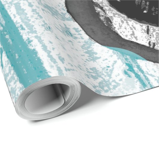 Surface Current – Abstract Flow & Structure Wrappi ラッピングペーパー (ロールコーナー)