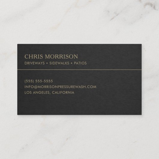 Surface Pressure Washing 名刺 (裏面)