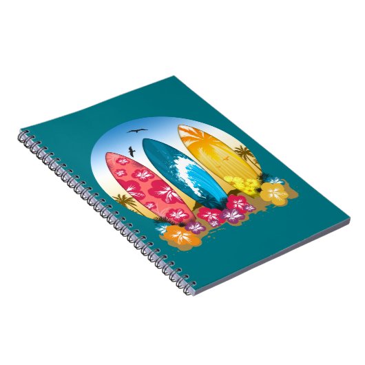 Surfboard Beach ノートブック (右側)