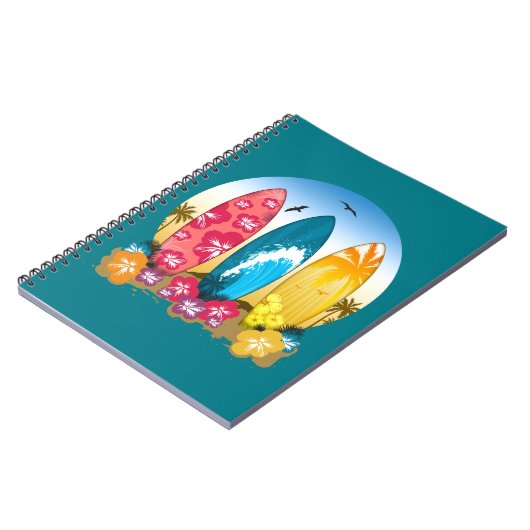 Surfboard Beach ノートブック (左側)