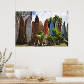 Surfboard Fence Maui, HI ポスター (キッチン)